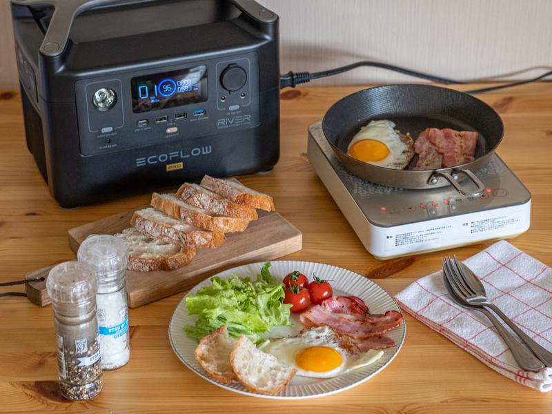 Prepare a meal during a winter power outage River Pro