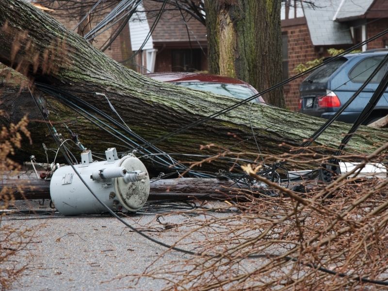 Severe weather causing power outages